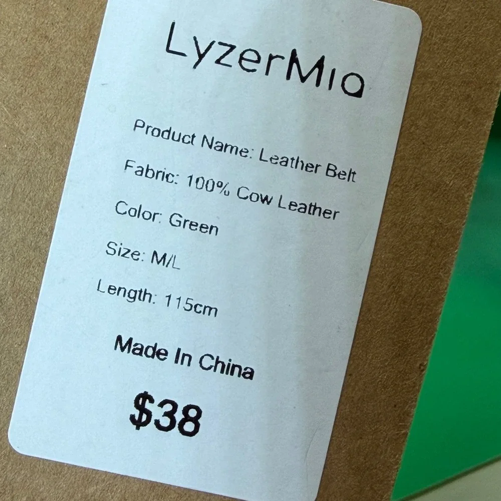 LyzerMia Genuine Leather Belt 45